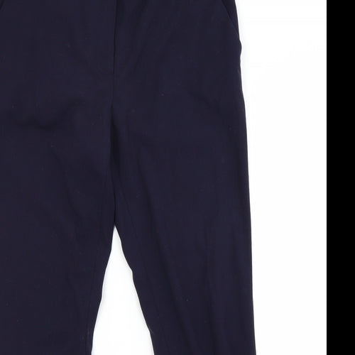 H&M Womens Blue   Trousers  Size 12 L27 in
