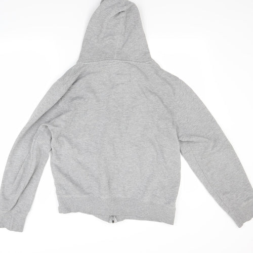 Ceader wood state Mens Grey   Full Zip Hoodie Size M