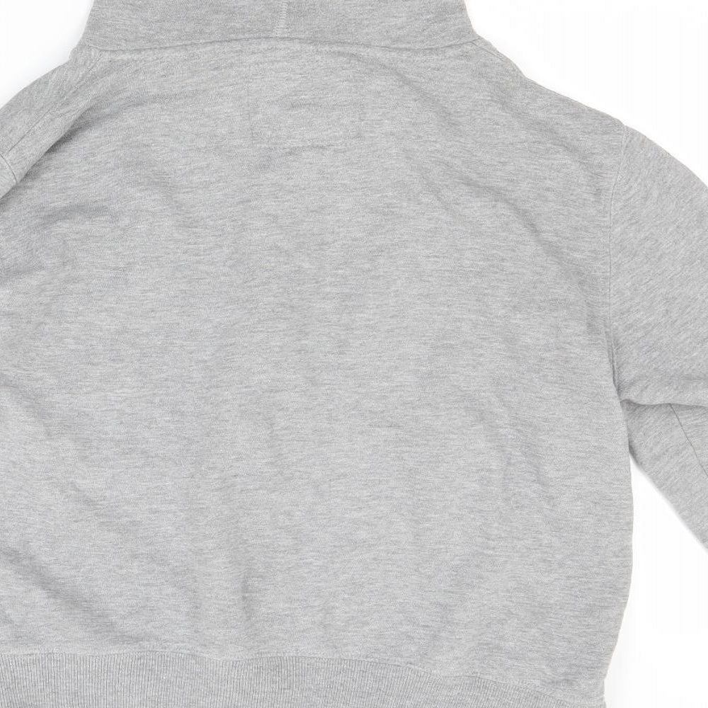 Ceader wood state Mens Grey   Full Zip Hoodie Size M