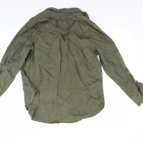 Papaya Womens Green   Basic Blouse Size 14