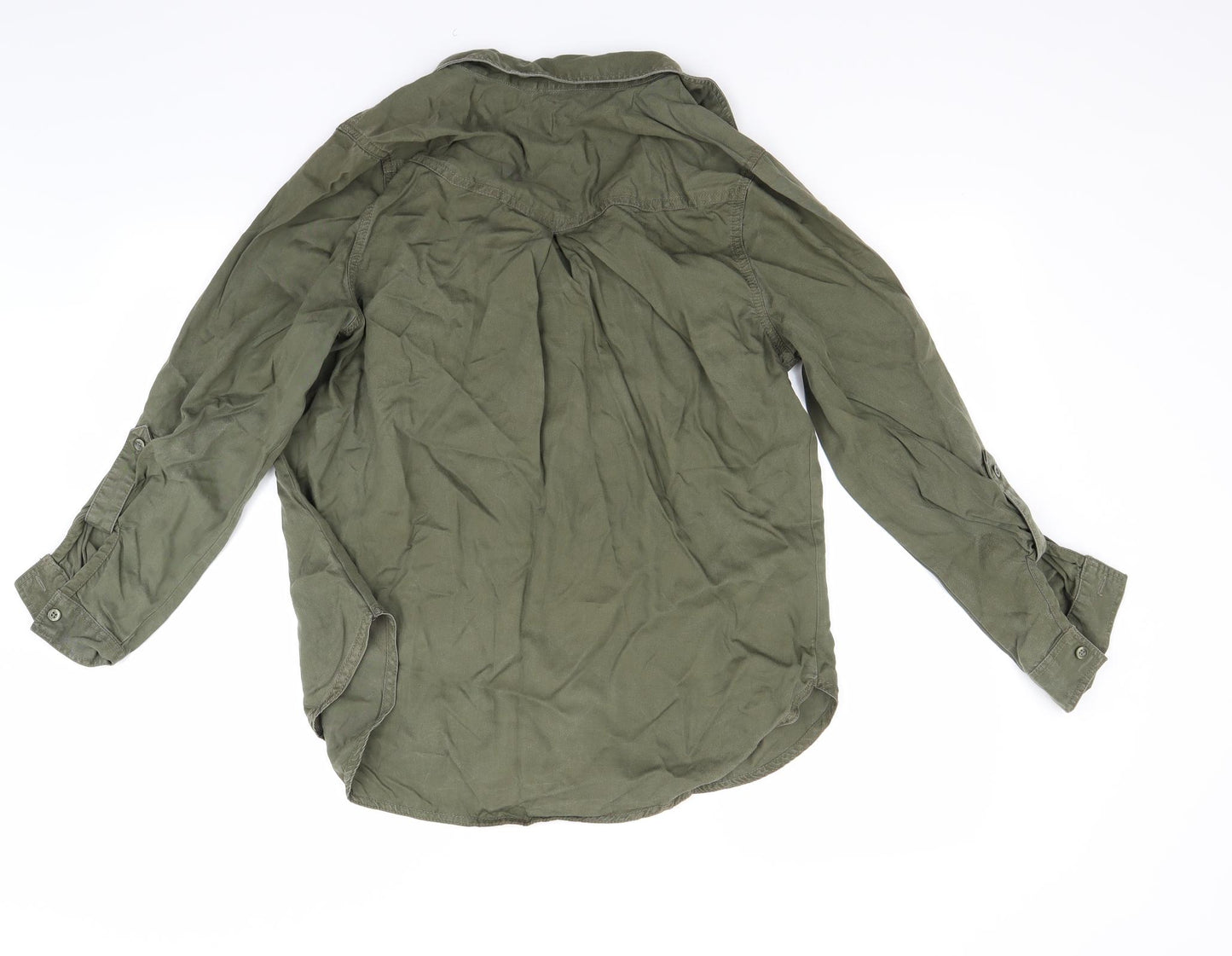 Papaya Womens Green   Basic Blouse Size 14