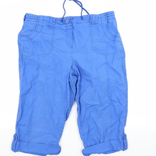 BHS Womens Blue   Cargo Shorts Size 12