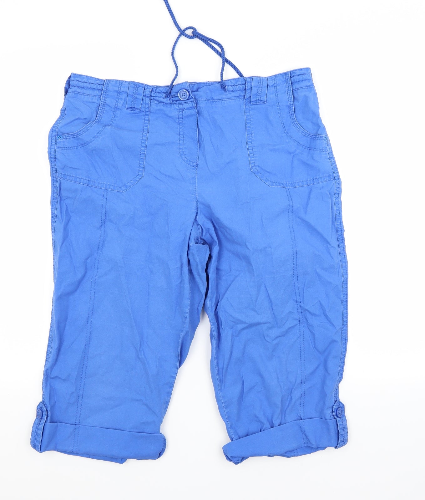BHS Womens Blue   Cargo Shorts Size 12