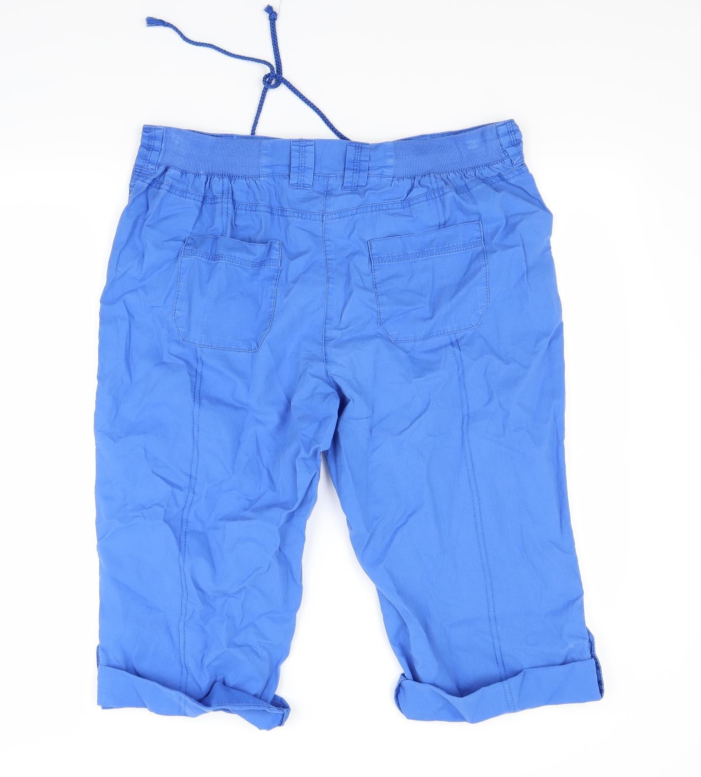 BHS Womens Blue   Cargo Shorts Size 12