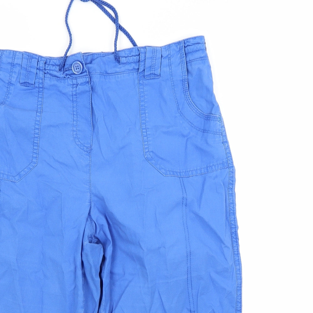 BHS Womens Blue   Cargo Shorts Size 12