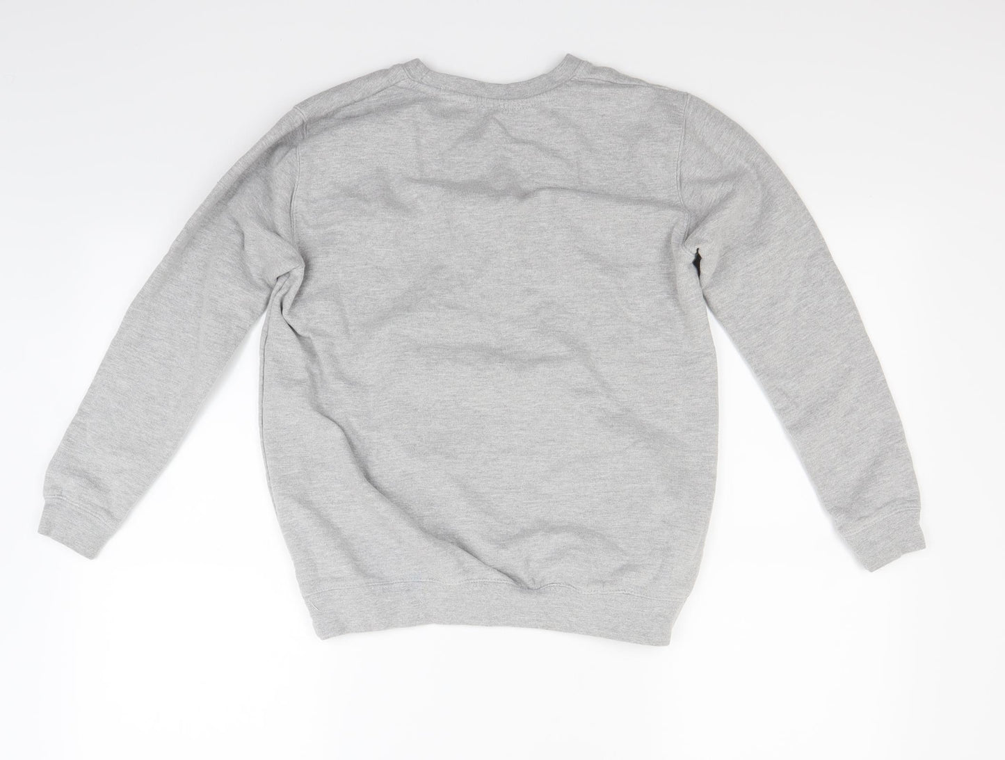 Preworn Girls Grey   Pullover Sweatshirt Size 12 Years