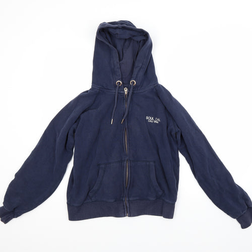 soul cal Womens Blue   Full Zip Hoodie Size 12