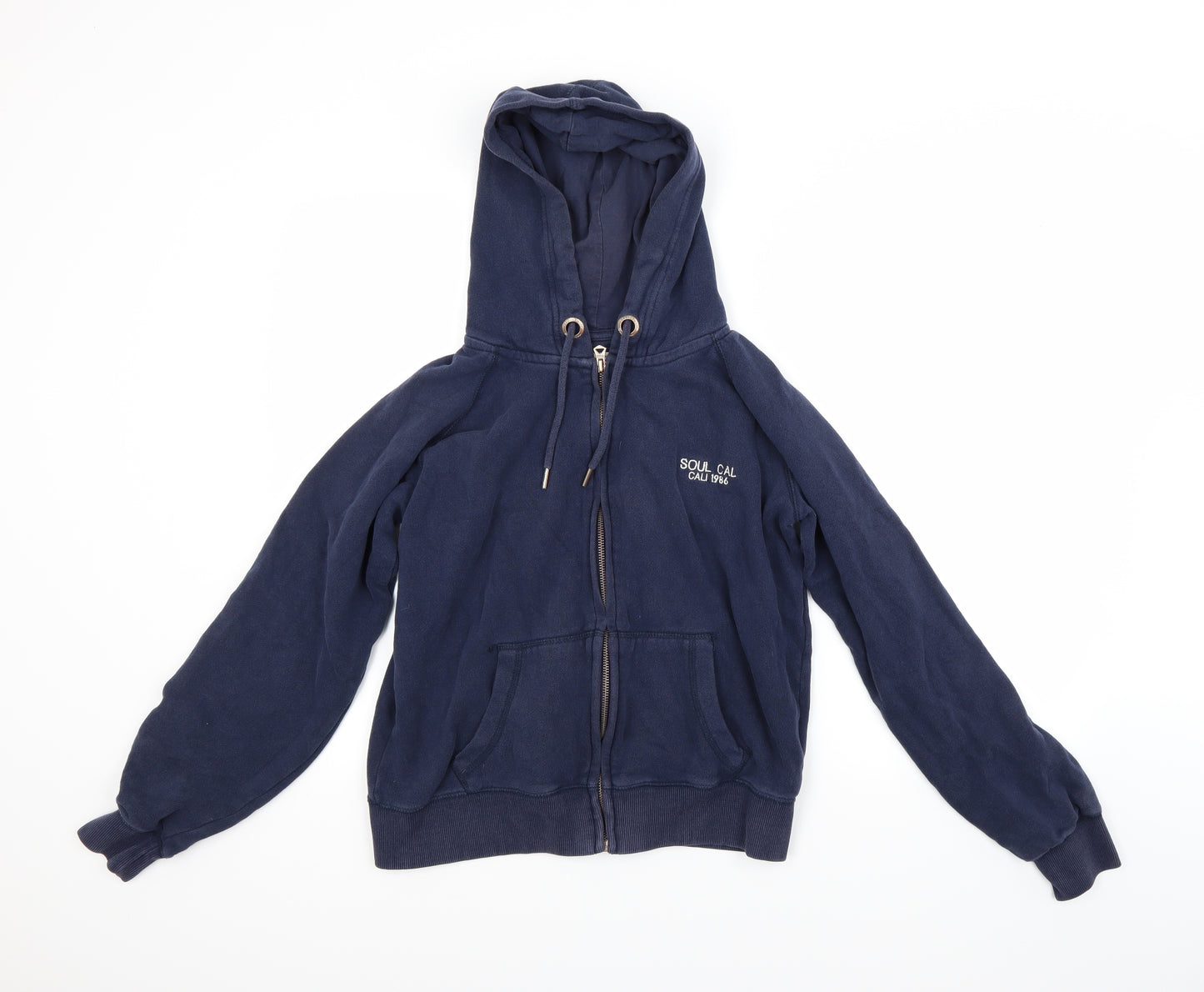 soul cal Womens Blue   Full Zip Hoodie Size 12