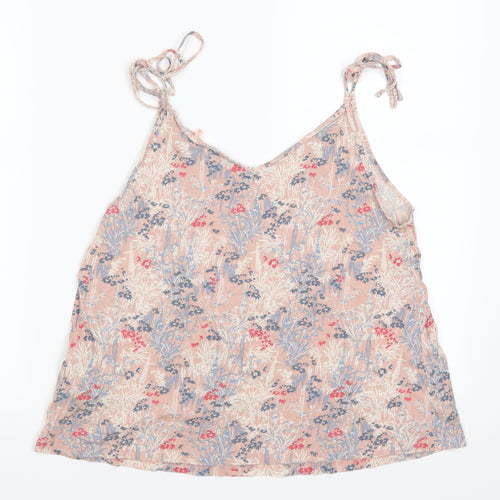 NEXT Womens Pink Floral  Basic Tank Size 12