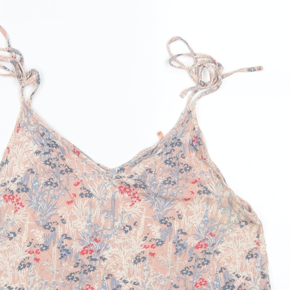 NEXT Womens Pink Floral  Basic Tank Size 12