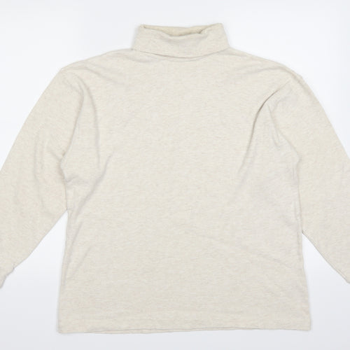 Antartex Womens Beige   Pullover Sweatshirt Size M
