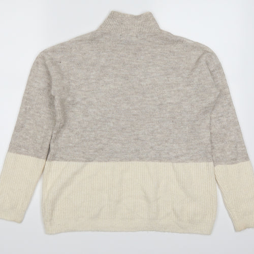Primark Womens Beige   Pullover Jumper Size 4  - Colour Block