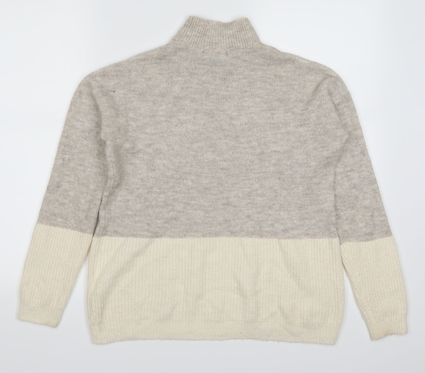 Primark Womens Beige   Pullover Jumper Size 4  - Colour Block