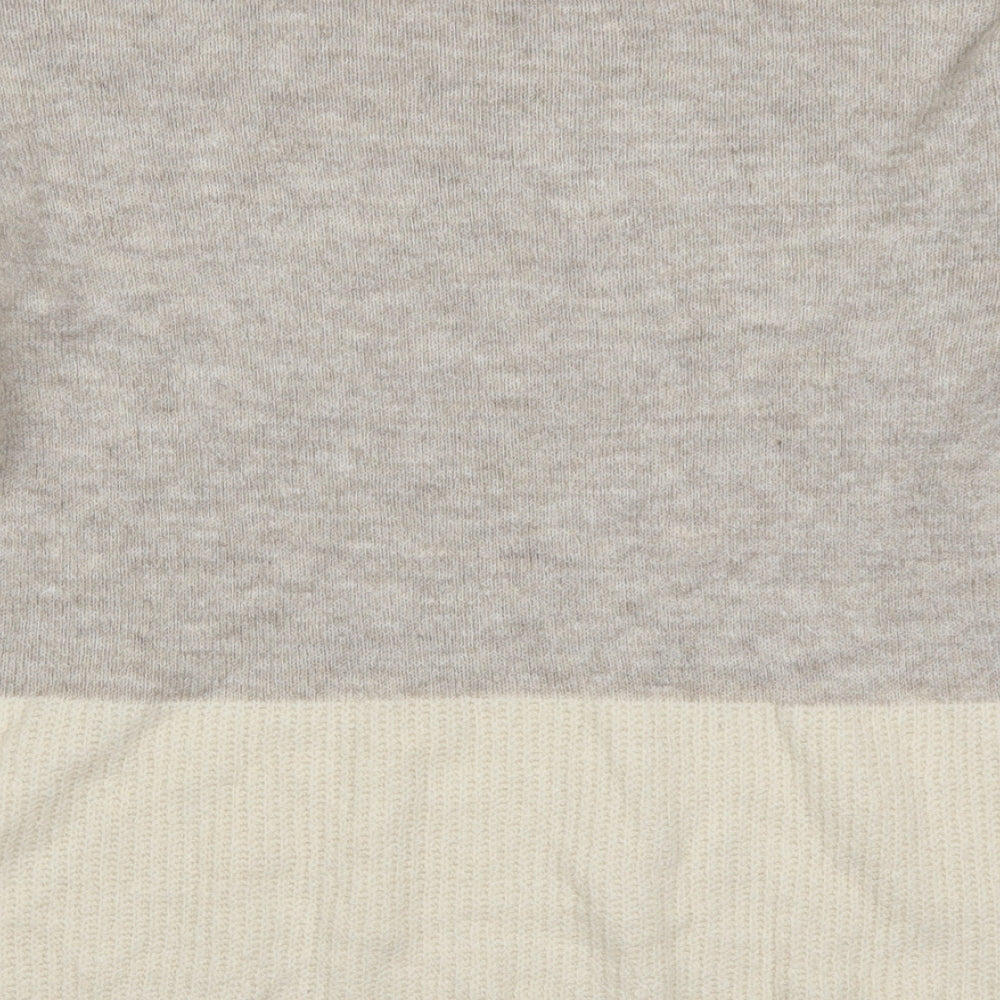 Primark Womens Beige   Pullover Jumper Size 4  - Colour Block