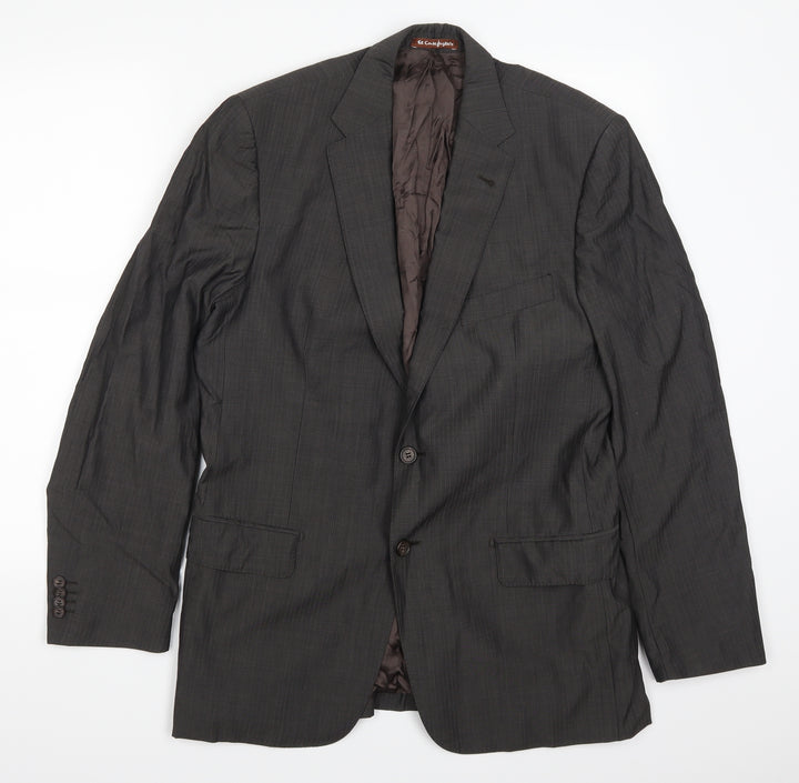 El Corte Inglés Mens Grey Jacket Suit Jacket Size 42