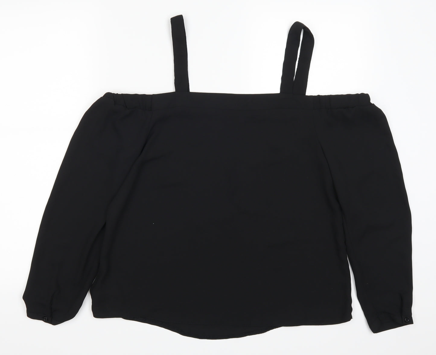 New Look Womens Black   Basic Blouse Size 14