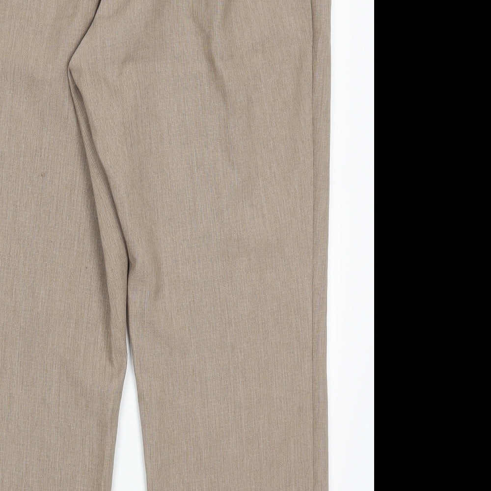Marks and Spencer Womens Beige   Trousers  Size 18 L26 in