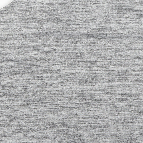 Candy Couture Girls Grey   Basic T-Shirt Size 12 Years
