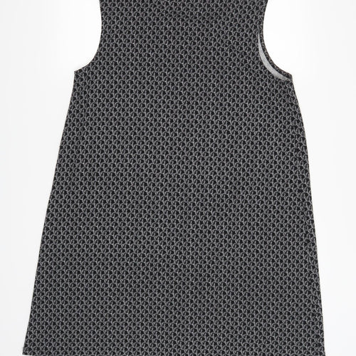H&M Womens Black Geometric  Tank Dress  Size M