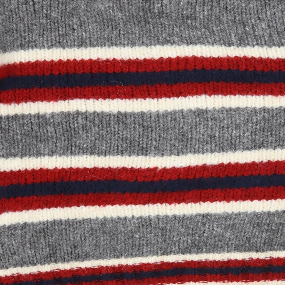 Primark Womens Grey Striped  Pullover Jumper Size 18