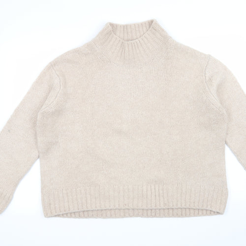 H&M Womens Beige   Pullover Jumper Size M