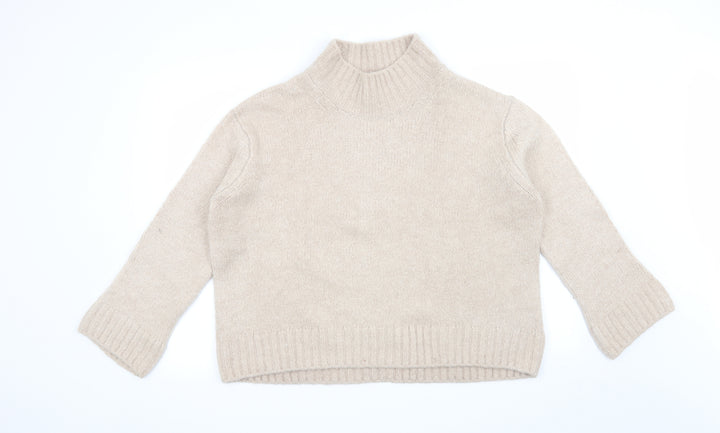 H&M Womens Beige   Pullover Jumper Size M