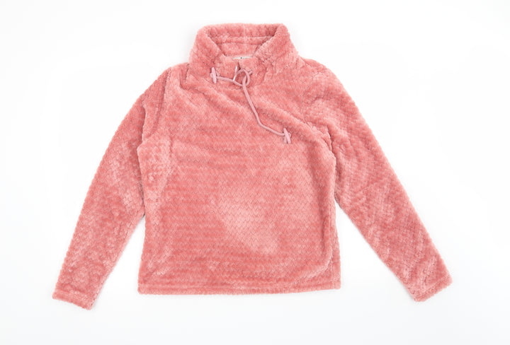 TU Womens Pink Gingham  Pullover Sweatshirt Size 8