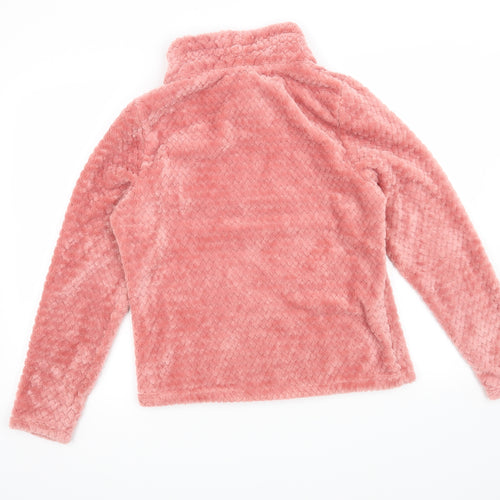 TU Womens Pink Gingham  Pullover Sweatshirt Size 8