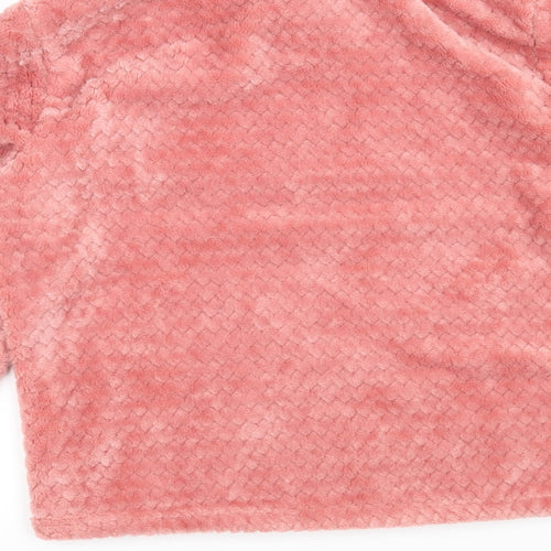 TU Womens Pink Gingham  Pullover Sweatshirt Size 8