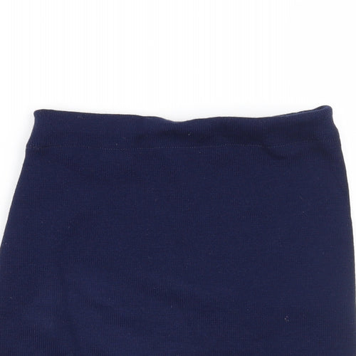 Preworn Womens Blue   Straight & Pencil Skirt Size 30 in