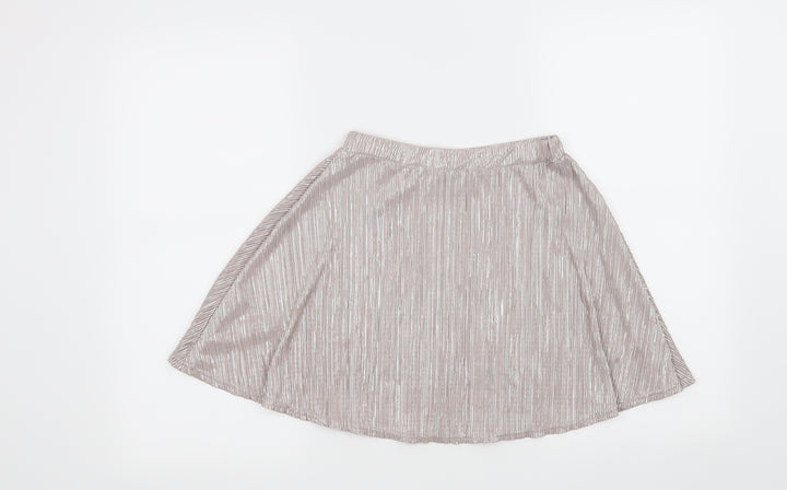 Boohoo Girls Beige Mini Skirt Size 11-12 Years