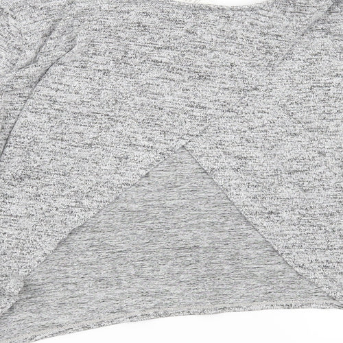 H&M Girls Grey   Pullover Sweatshirt Size 11-12 Years  - Everything is going to be fine
