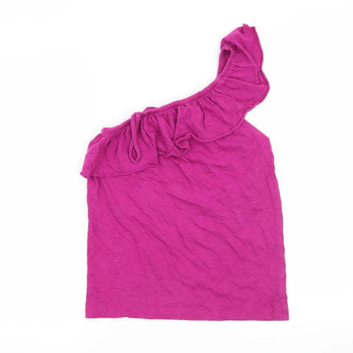 NEXT Girls Purple   Basic Blouse Size 12 Years