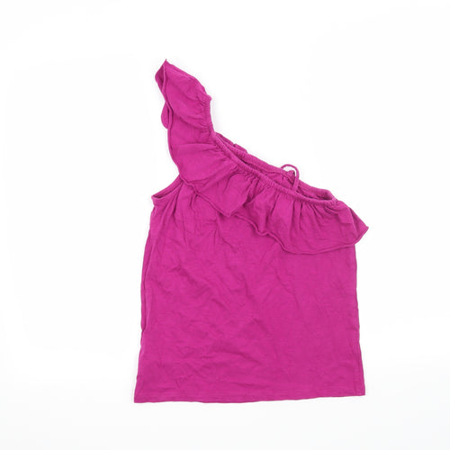 NEXT Girls Purple   Basic Blouse Size 12 Years