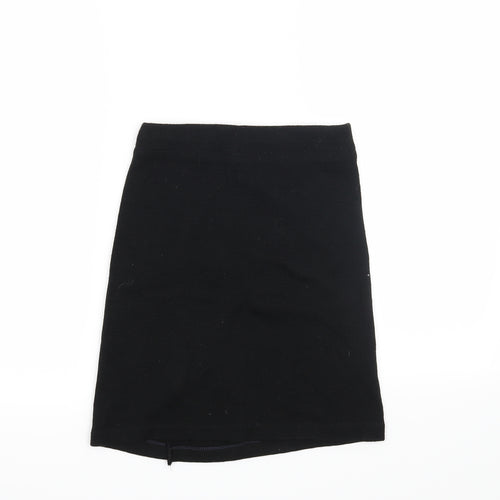 Preworn Womens Black   Straight & Pencil Skirt Size 28 in