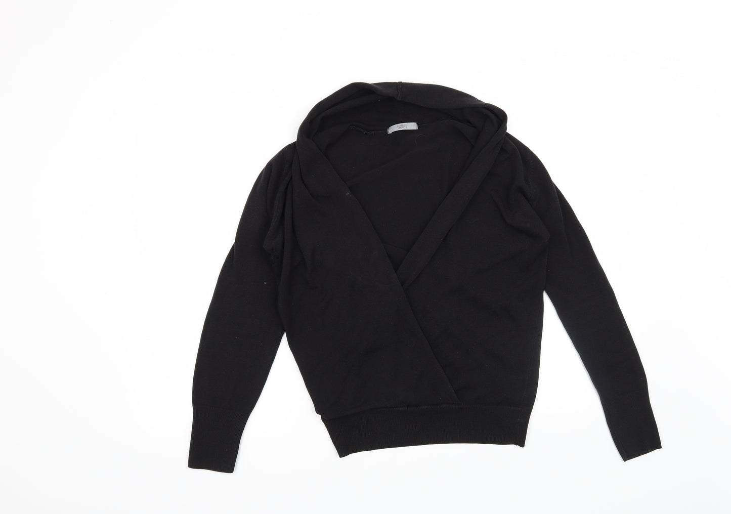 Marks and Spencer Womens Black   Pullover Jumper Size 14