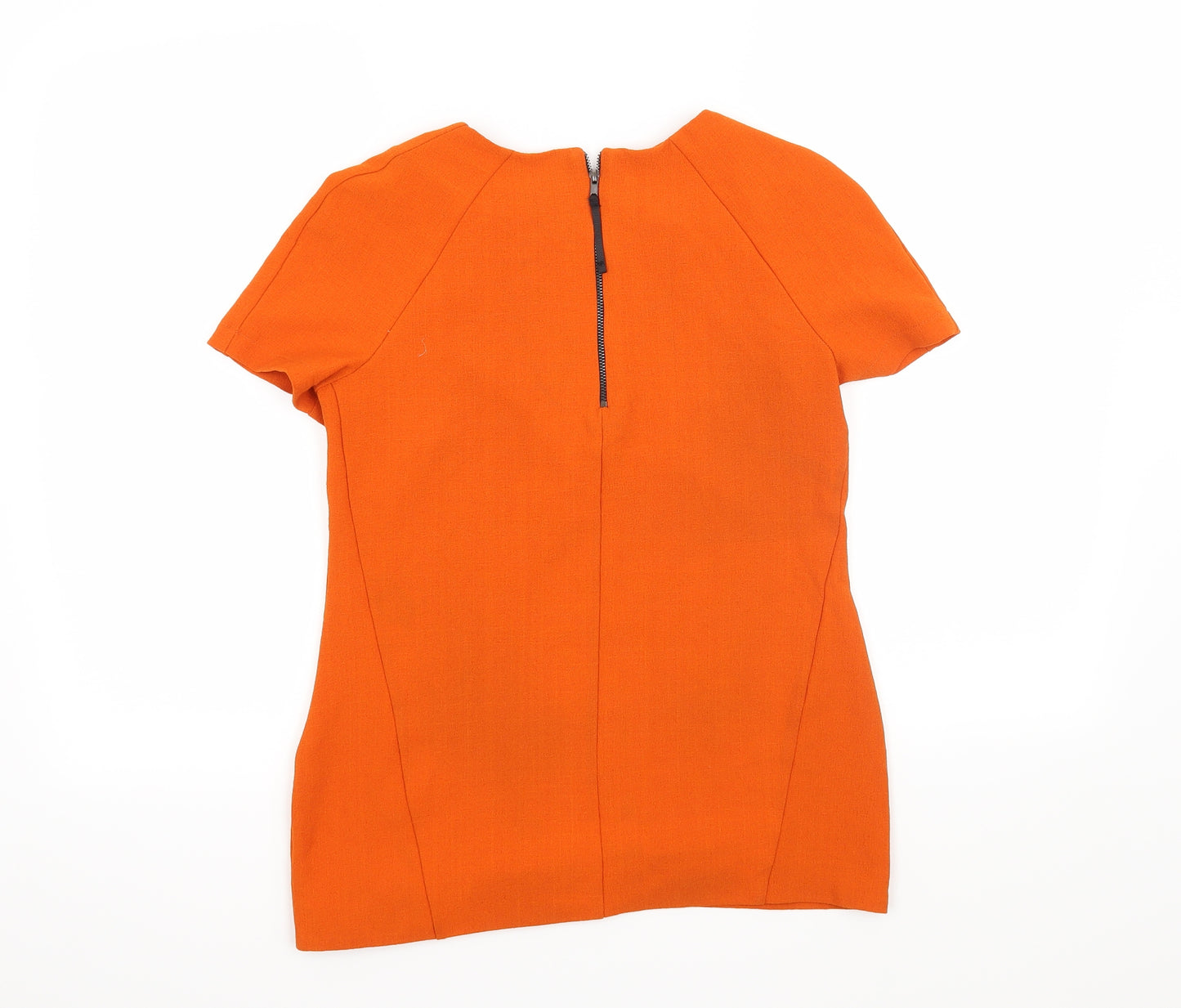 Topshop Womens Orange   Basic Blouse Size 8