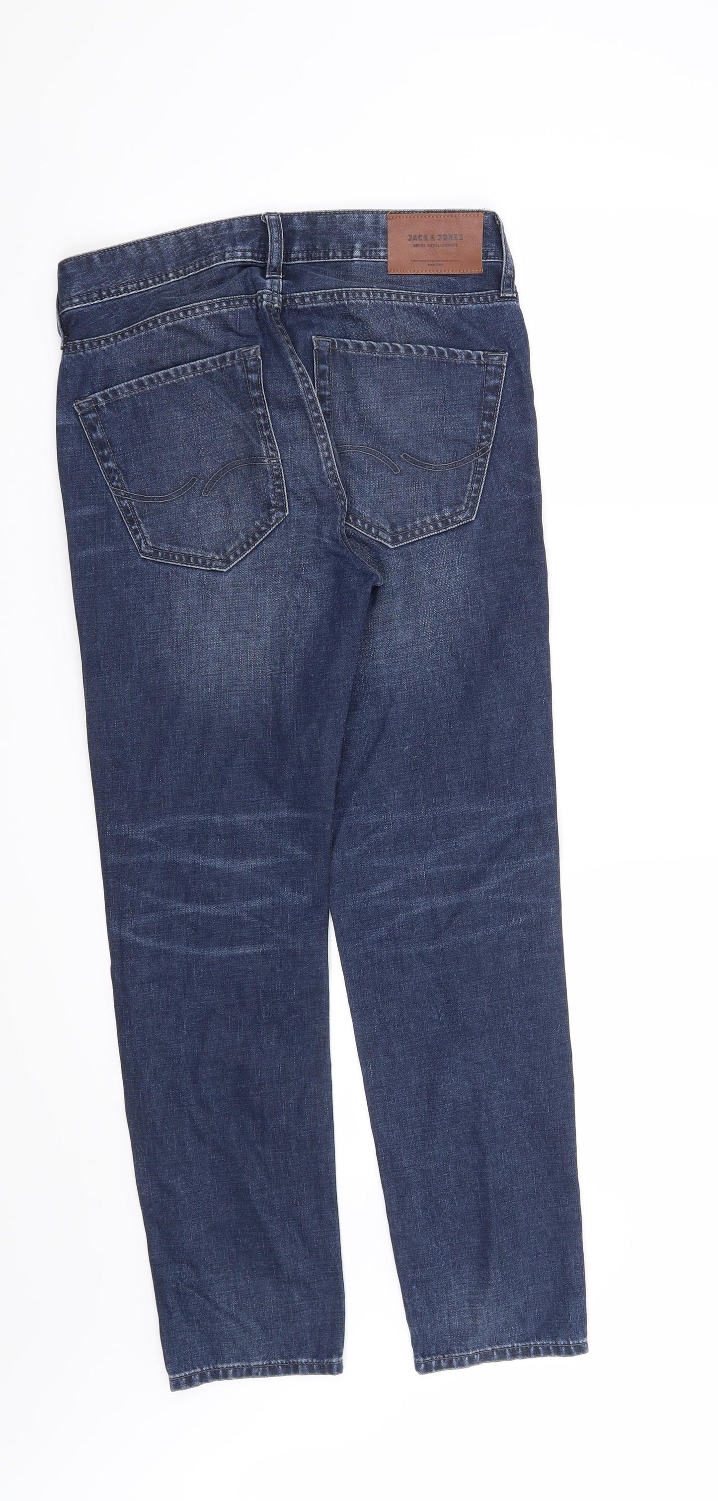 JACK & JONES Mens Blue   Straight Jeans Size 30 in L28 in