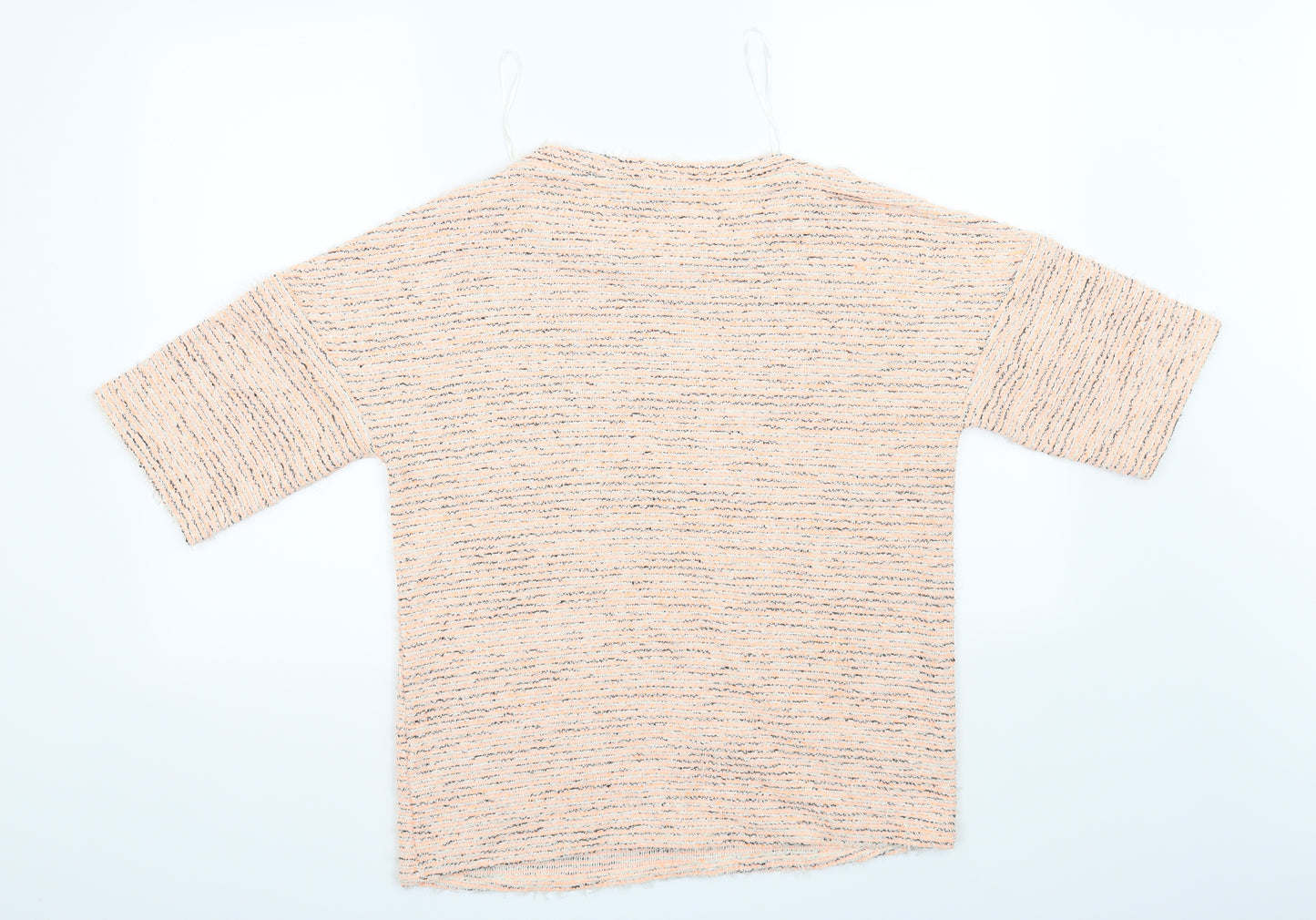 F&F Womens Orange   Henley Sweatshirt Size 8