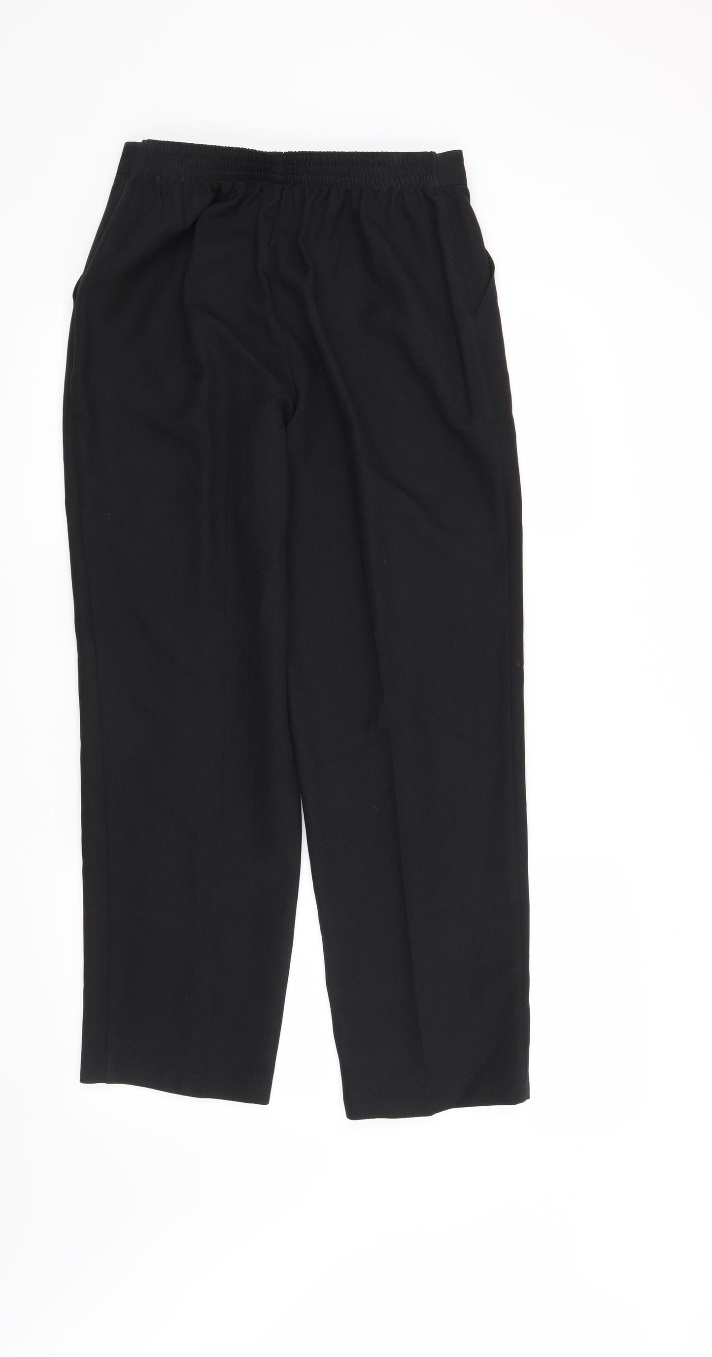 Marks and Spencer Womens Black   Trousers  Size 10 L28 in