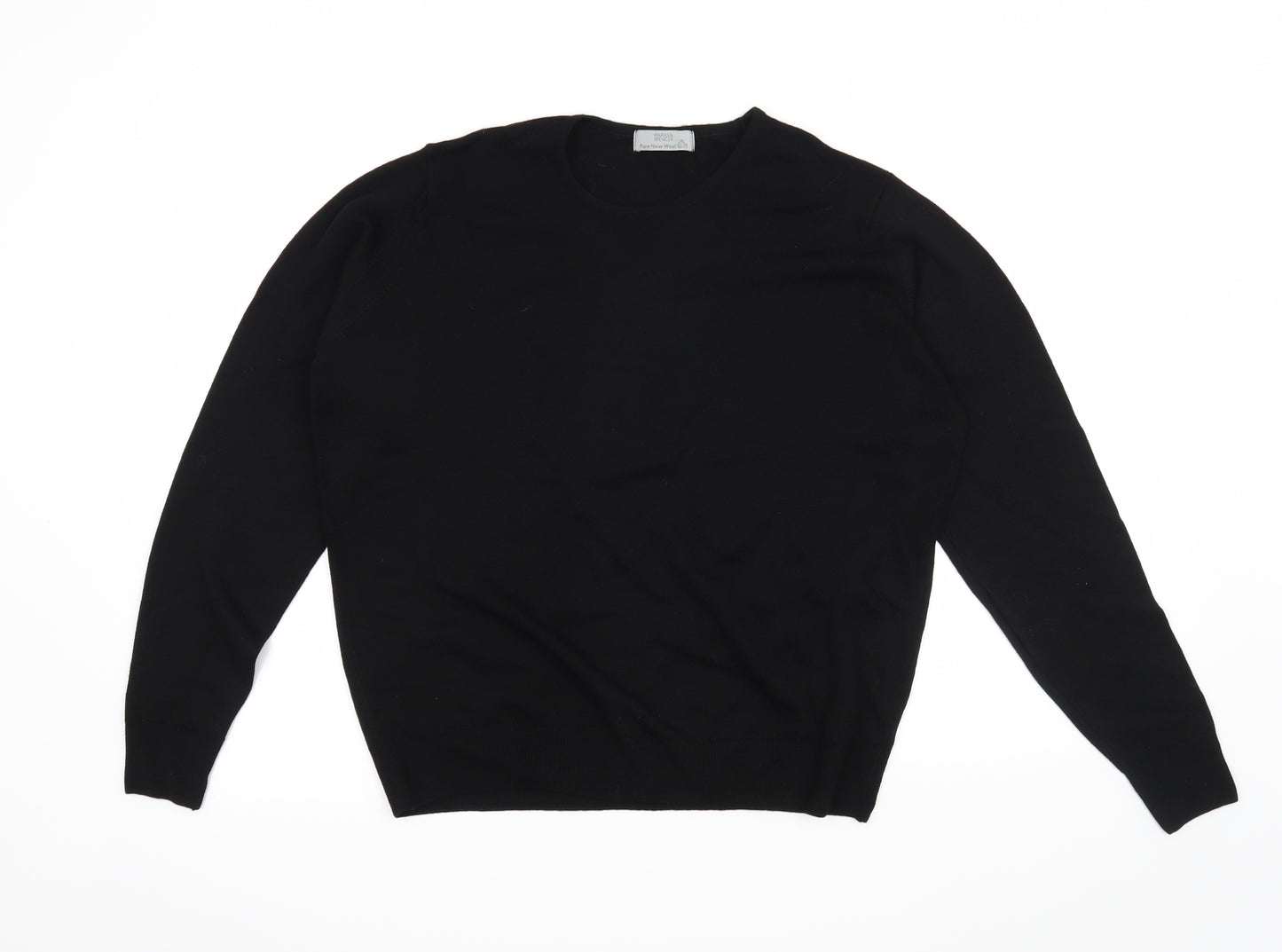 Marks and Spencer Womens Black   Pullover Jumper Size 14