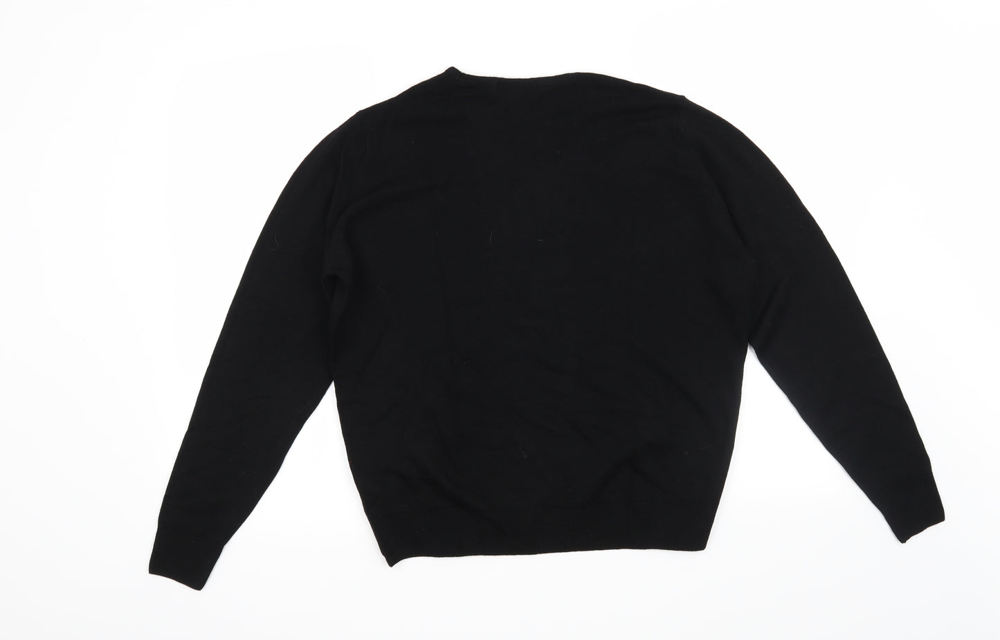 Marks and Spencer Womens Black   Pullover Jumper Size 14