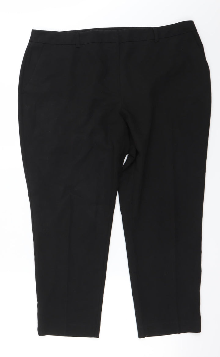 Dorothy Perkins Womens Black   Trousers  Size 16 L22 in