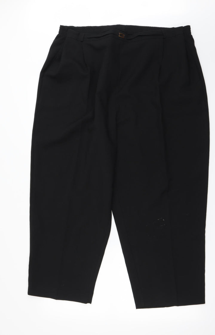 BM Womens Black   Trousers  Size 24 L24 in
