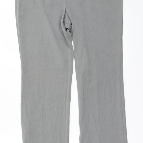 Marks and Spencer Womens Grey   Trousers  Size 12 L25 in