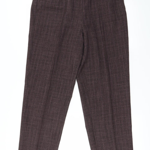 BM Womens Purple   Trousers  Size 14 L23 in
