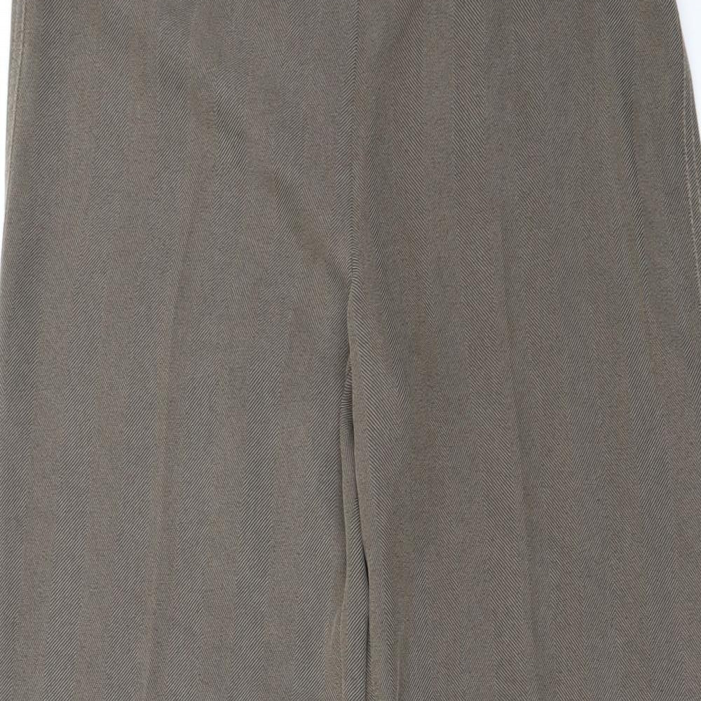 NEXT Womens Brown   Trousers  Size 14 L23 in