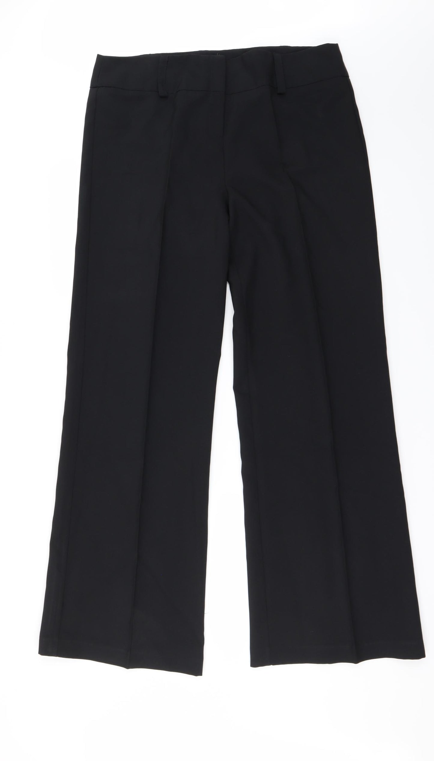 Preworn Womens Black   Trousers  Size 16 L29 in