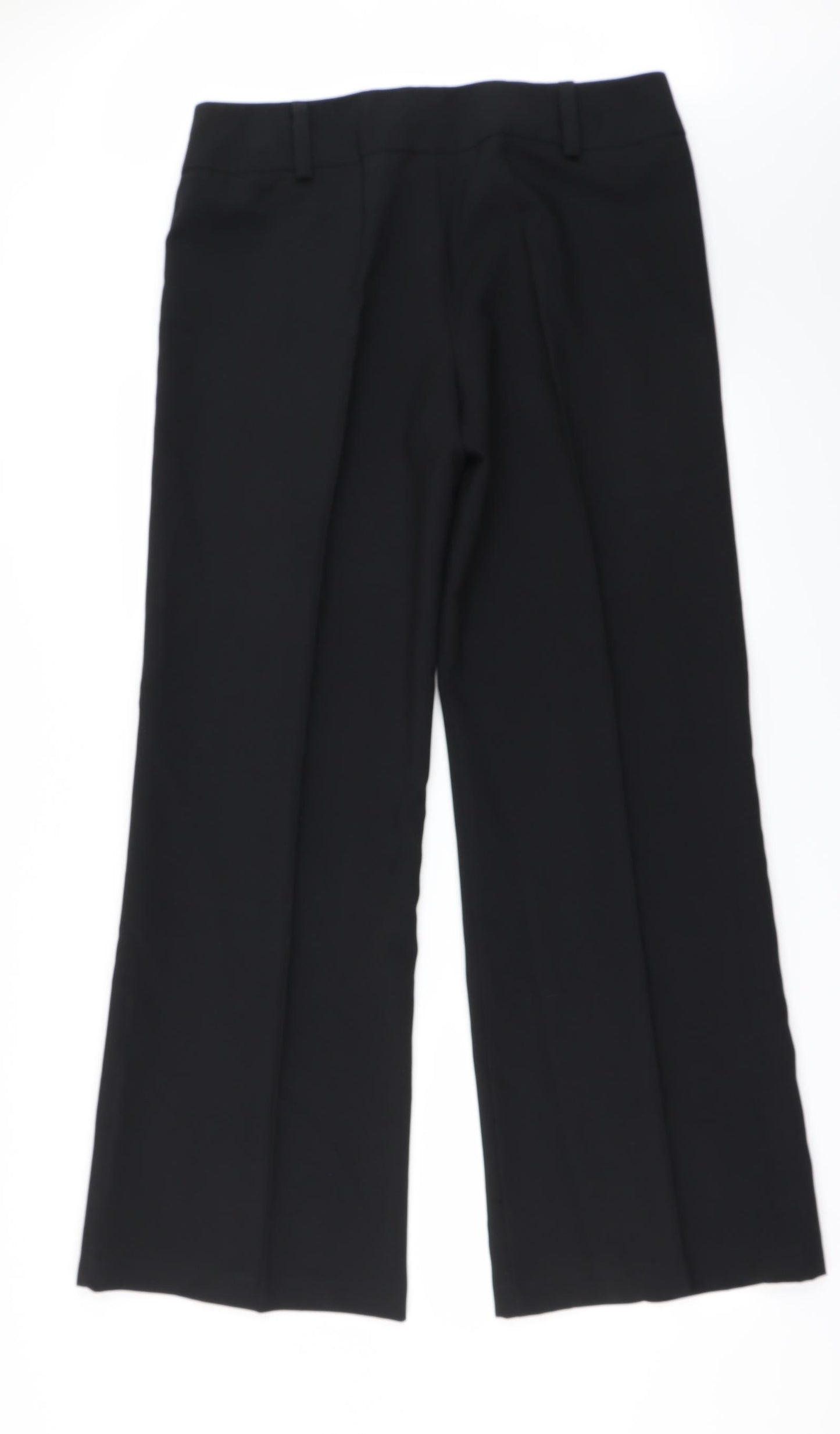 Preworn Womens Black   Trousers  Size 16 L29 in