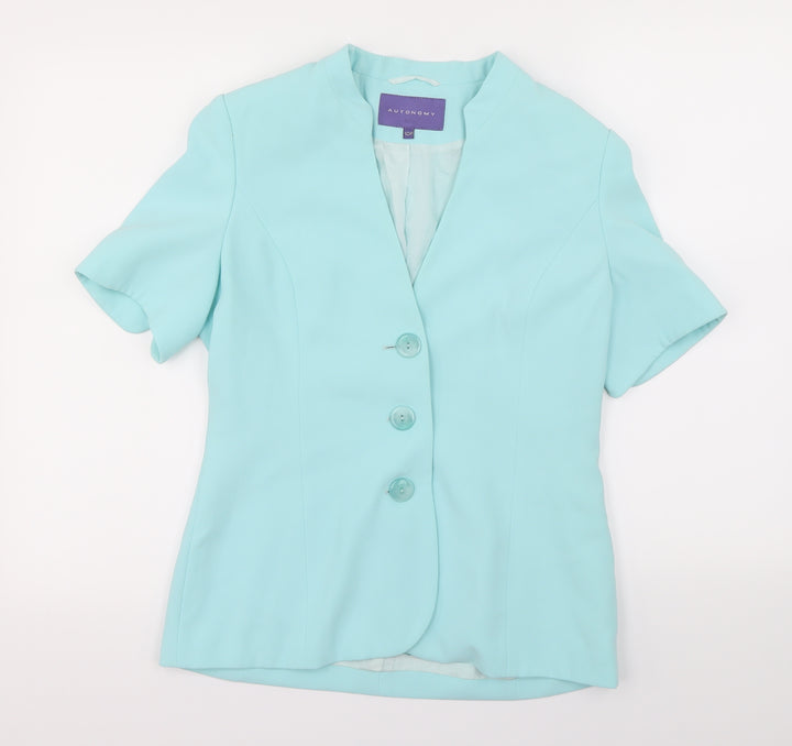 autonomy Womens Blue Jacket Size 10